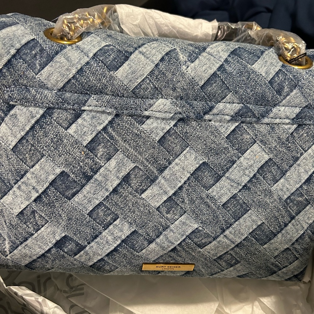 Denim Kurt geiger purse size medium